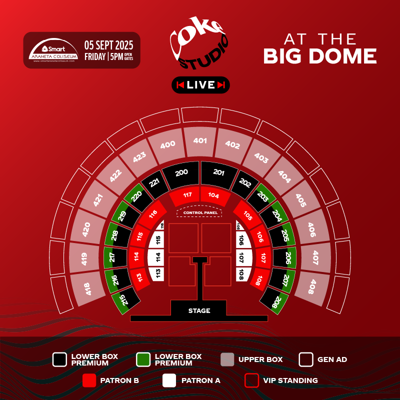 coke studio 2025 seat plan
